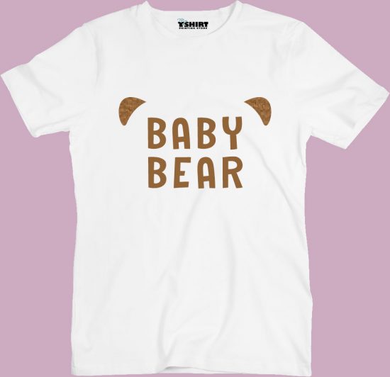 Baby Bear unisex kids goldilocks theme matching family shirt
