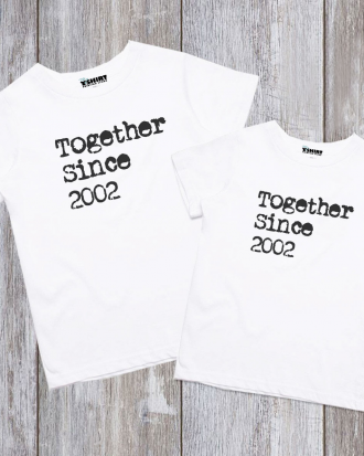 together-since-couples-matching-tshirt