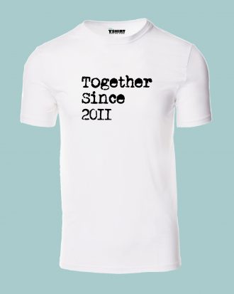 together-since-men's-t-shirt-couples-matching