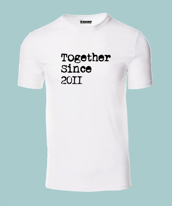 together-since-men's-t-shirt-couples-matching