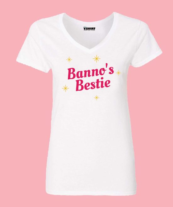 Banno's Bestie bridesmaid t-shirt for best friend bridal shower/wedding