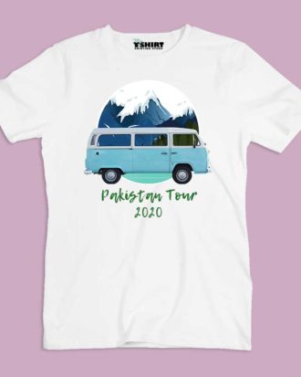 Pakistan tour customisable t-shirt for vacations and family road trips