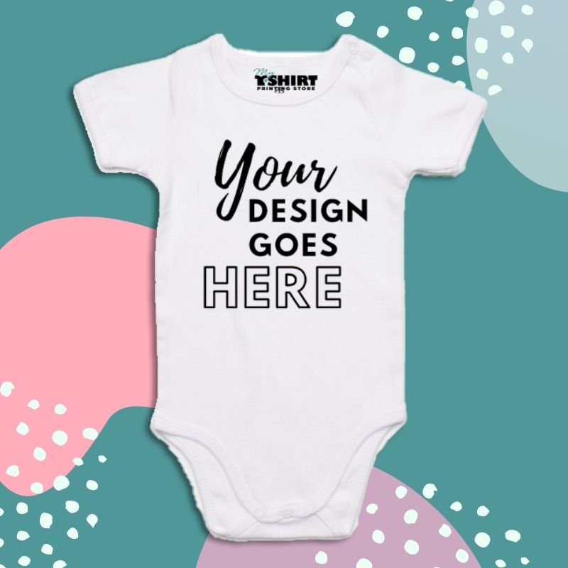 doorgaan met Levendig vergroting White Baby Onesie/Bodysuit/Romper for Customised Printing - My T-Shirt  Printing Store