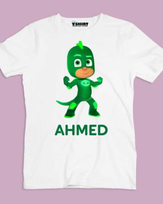 PJ Mask Gekko Customised T-Shirt for Kids