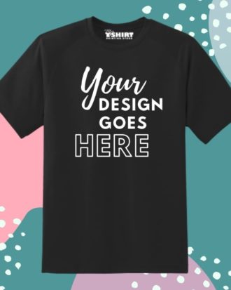 Customised T-Shirt Black Round Neck Unisex - Shop online pakistan