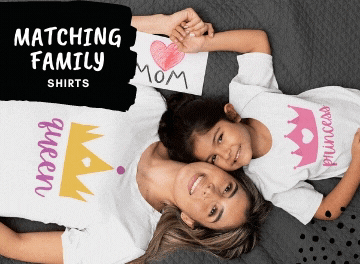 Customised matching family shirts (mom dad kids wear) shop online pakistan