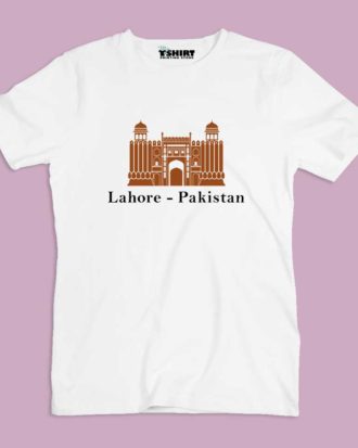 Lahore Shahi Qila Unisex Pakistan Souvenir T-Shirt for Men/Women/Kids
