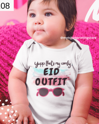 Comfy Eid Outfit Baby Onesie