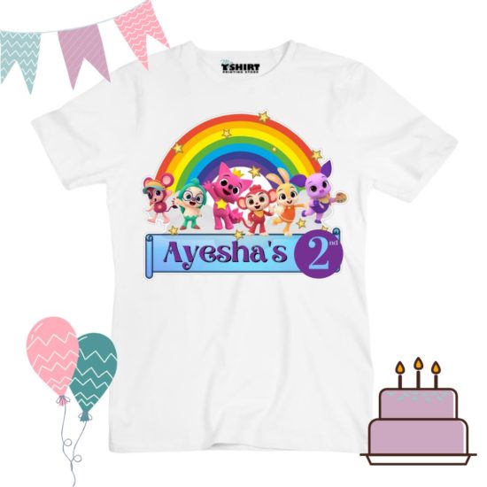 Customized Pingfong Birthday T-Shirt For Kids