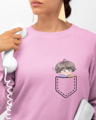 BTS Jin Pink Sweatshirt for Girls shop online Pakistan