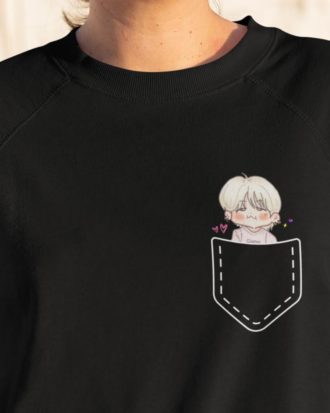 BTS Suga Black Sweatshirt for Girls shop online Pakistan