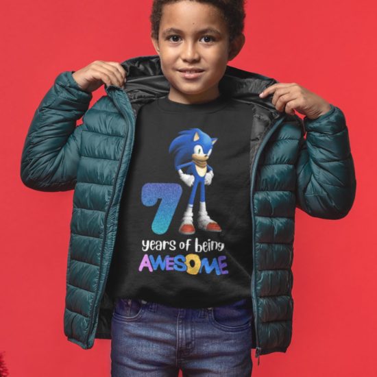 Customized Sonic Theme Sweatshirt for Kids shop online Pakistan