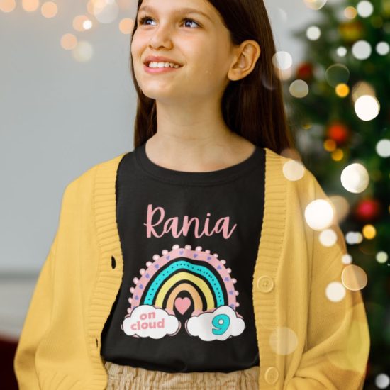 Rainbow Design Customized Sweatshirt for Girls Shop online Pakistan