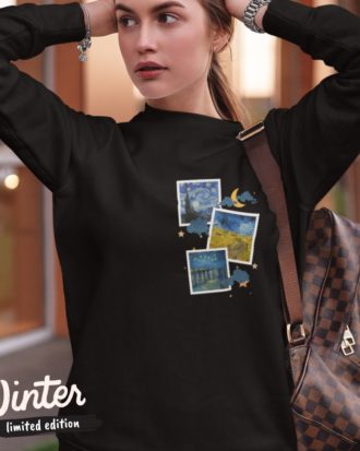 Van Gogh Paintings Pocket Unisex Sweatshirt Shop Online Pakistan