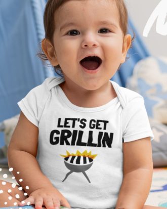 Let's Get Grilling BBQ Romper - Baqra Eid T-Shirt/Onesie for Kids